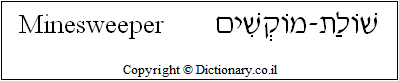 'Minesweeper' in Hebrew
