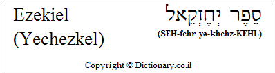 'Ezekiel (Yechezkel)' in Hebrew